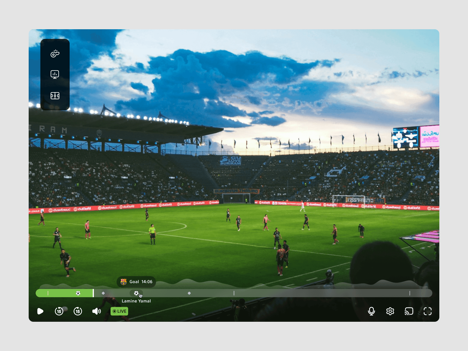Cover image for the live match player case study