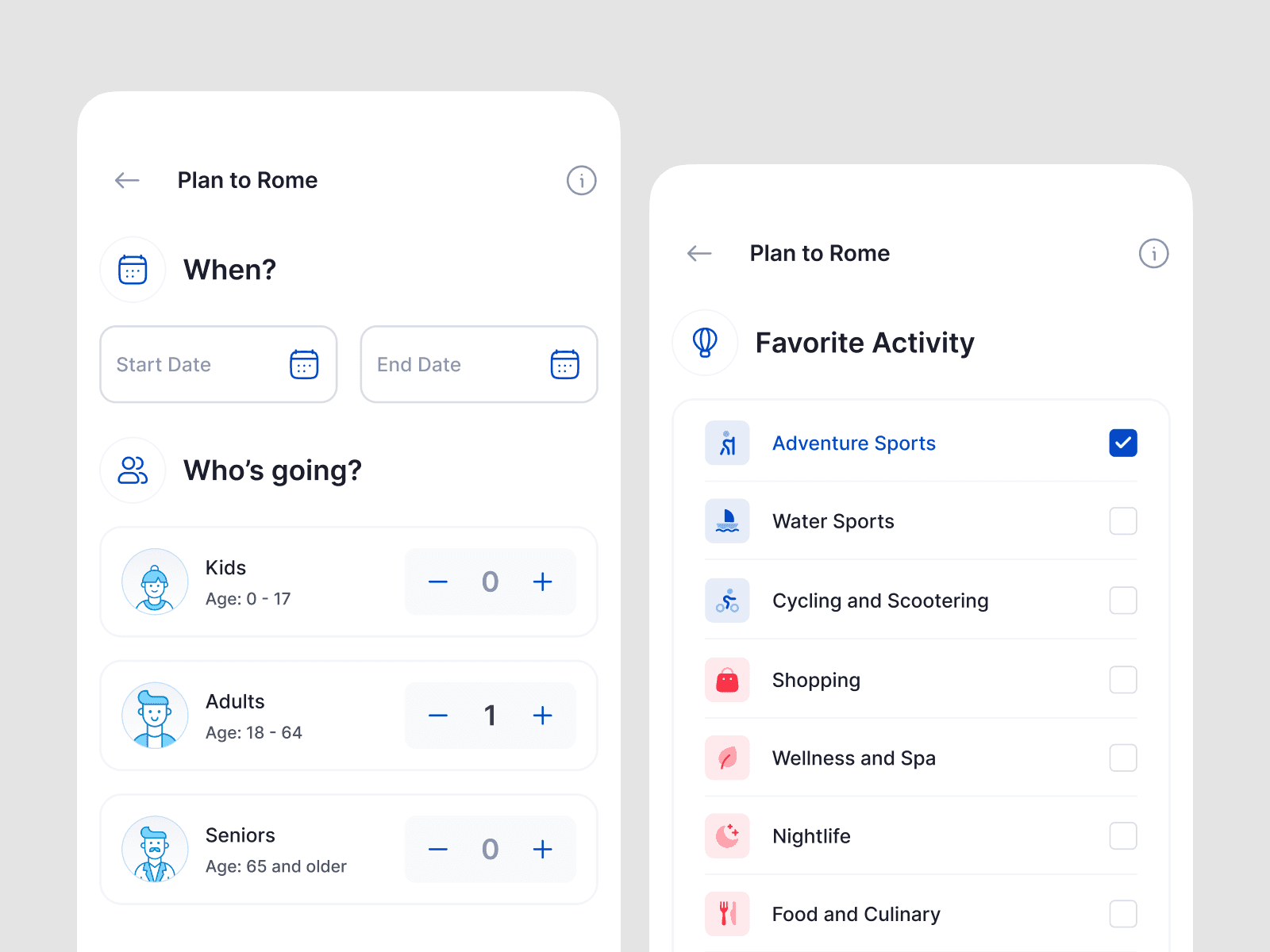 Screens from the InstaHop case study